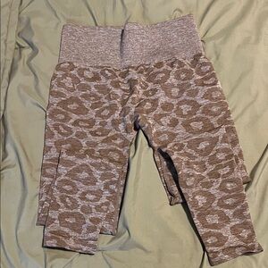 NVGTN Brown Leopard Seamless Leggings